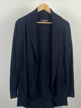 NWOT Barefoot Dreams CozyChic Lite Circle Cardigan Black Medium